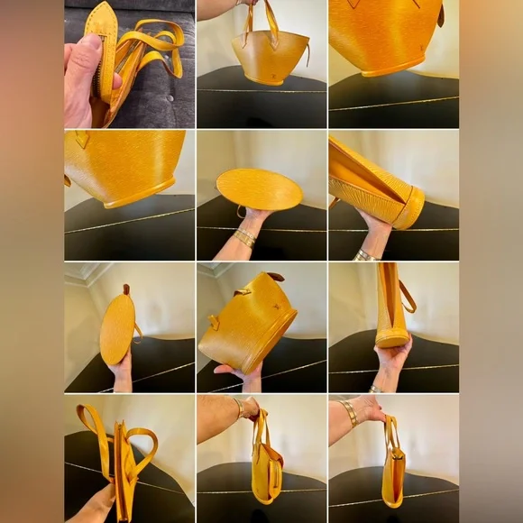 Louis Vuitton Authentic Luxury Vintage Retro Minimalist Epi Saint Jacques Bag - Picture 14 of 17